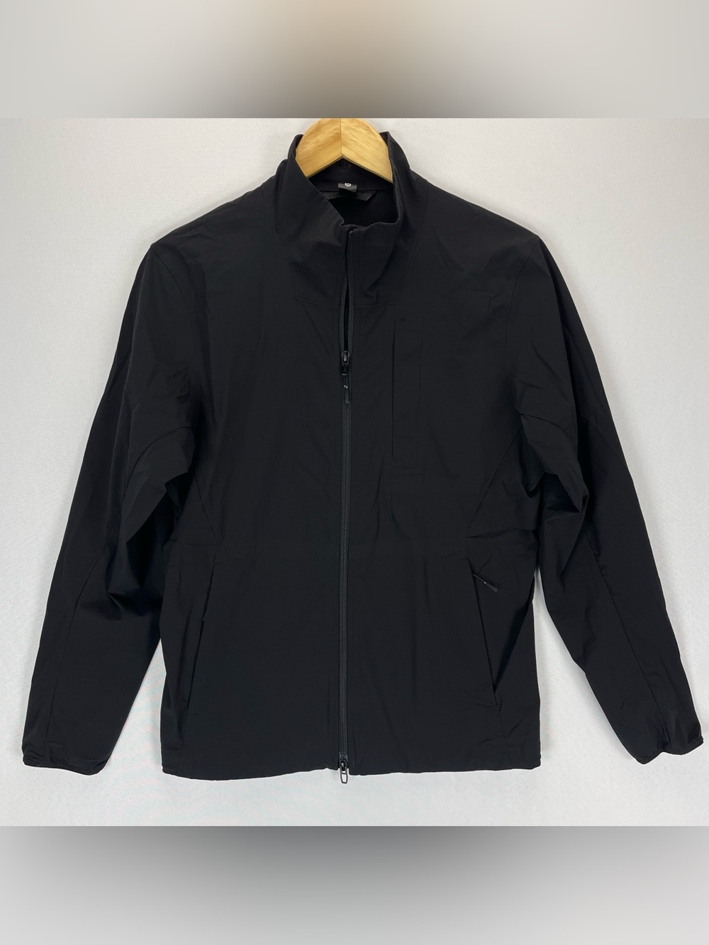 Lululemon Sojourn Casual Jacket Men’s S Black Tech Stretch Warpstreme Full Zip